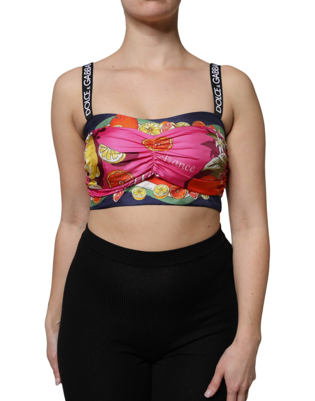 Dolce & Gabbana Multicolor Sleeveless T-Shirt for Women alternate view