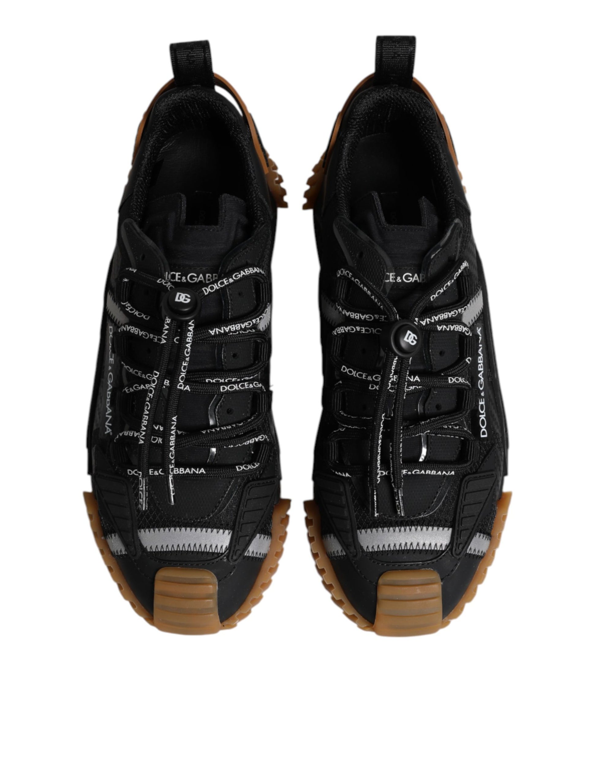 Dolce & Gabbana Black Low Top Sneakers for Men side view