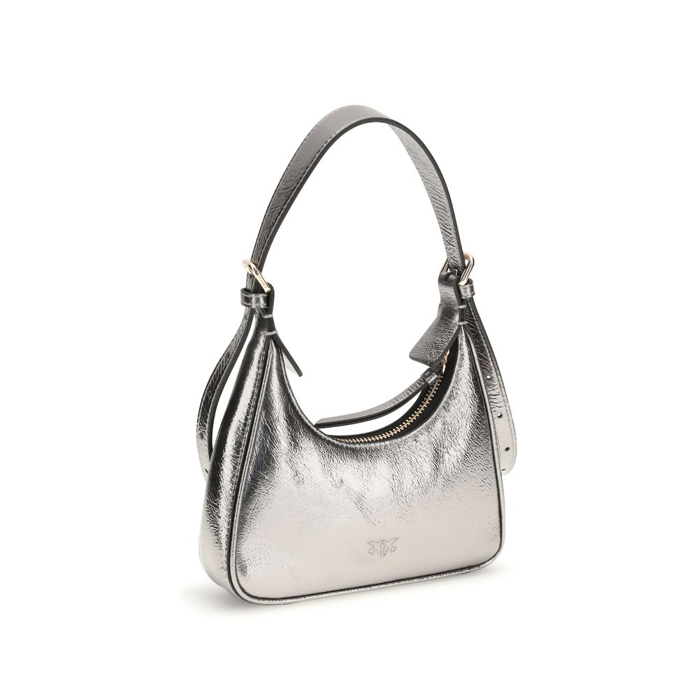 PINKO Silver Shoulder Bag for Women detail view