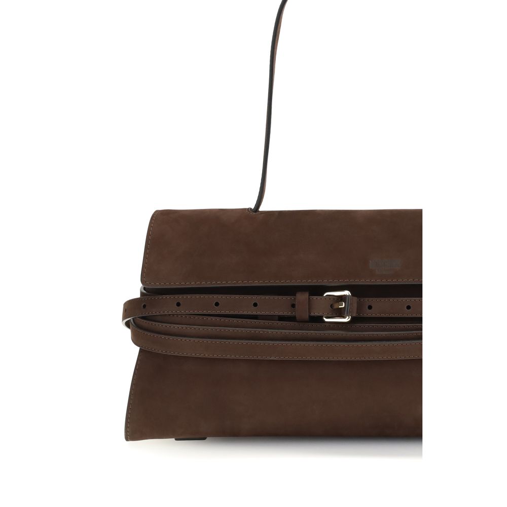 Moschino Brown Shoulder Bag for Women side view