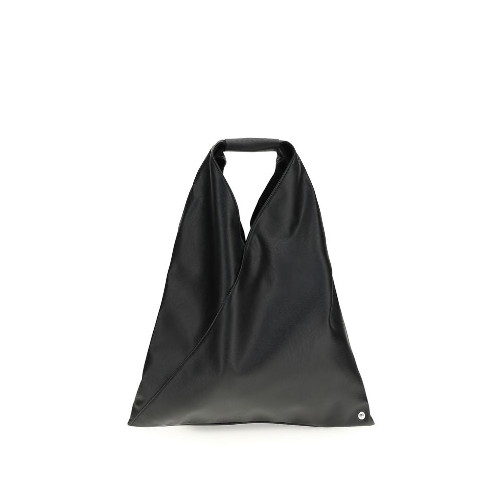 Sac à main MM6 en polyéthylène noir