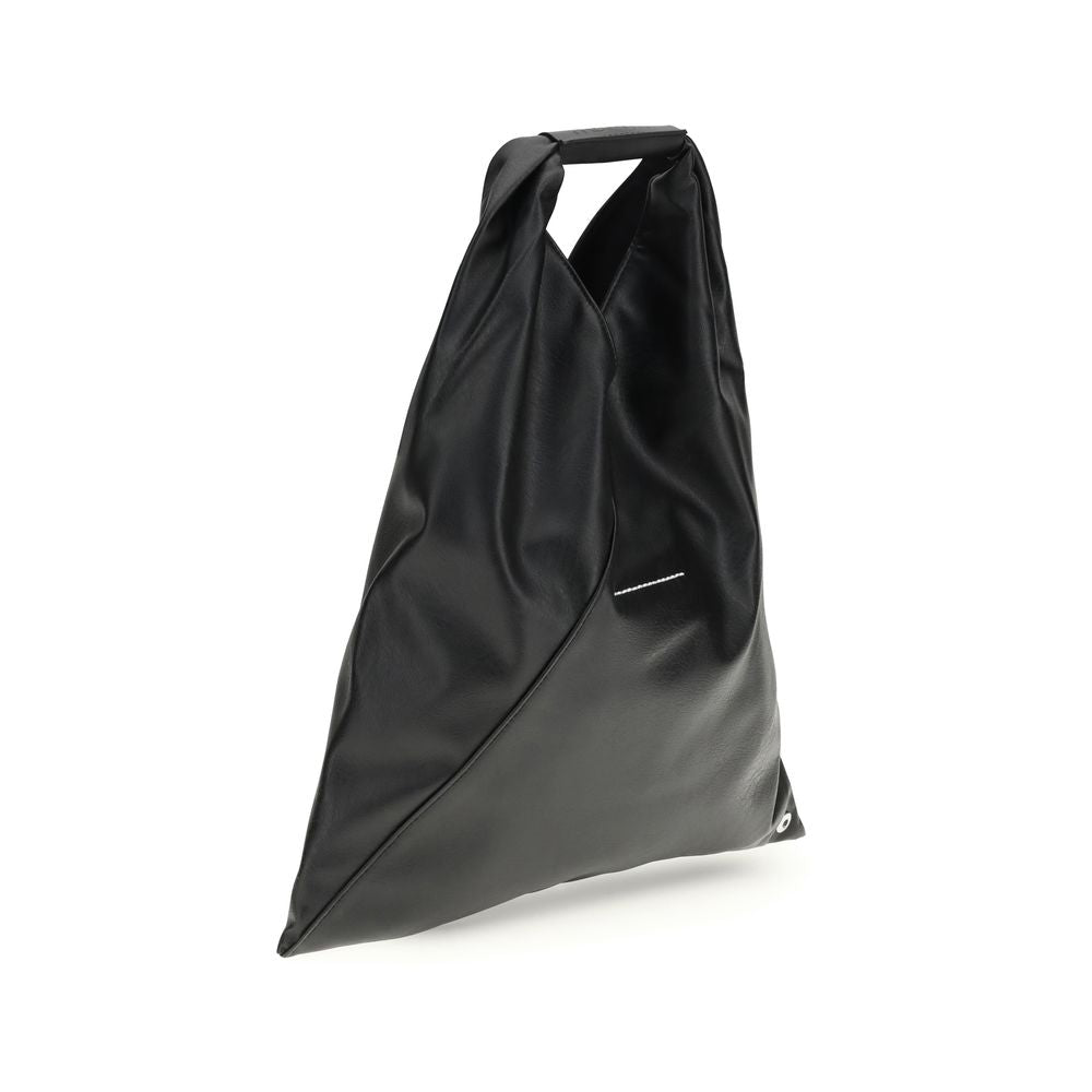 Sac à main MM6 en polyéthylène noir