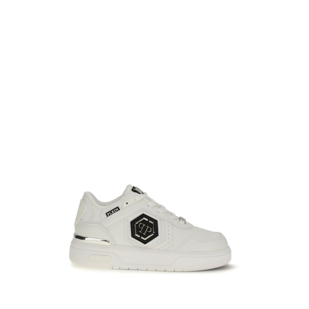 Philipp Plein White Athletic Sneakers for Men