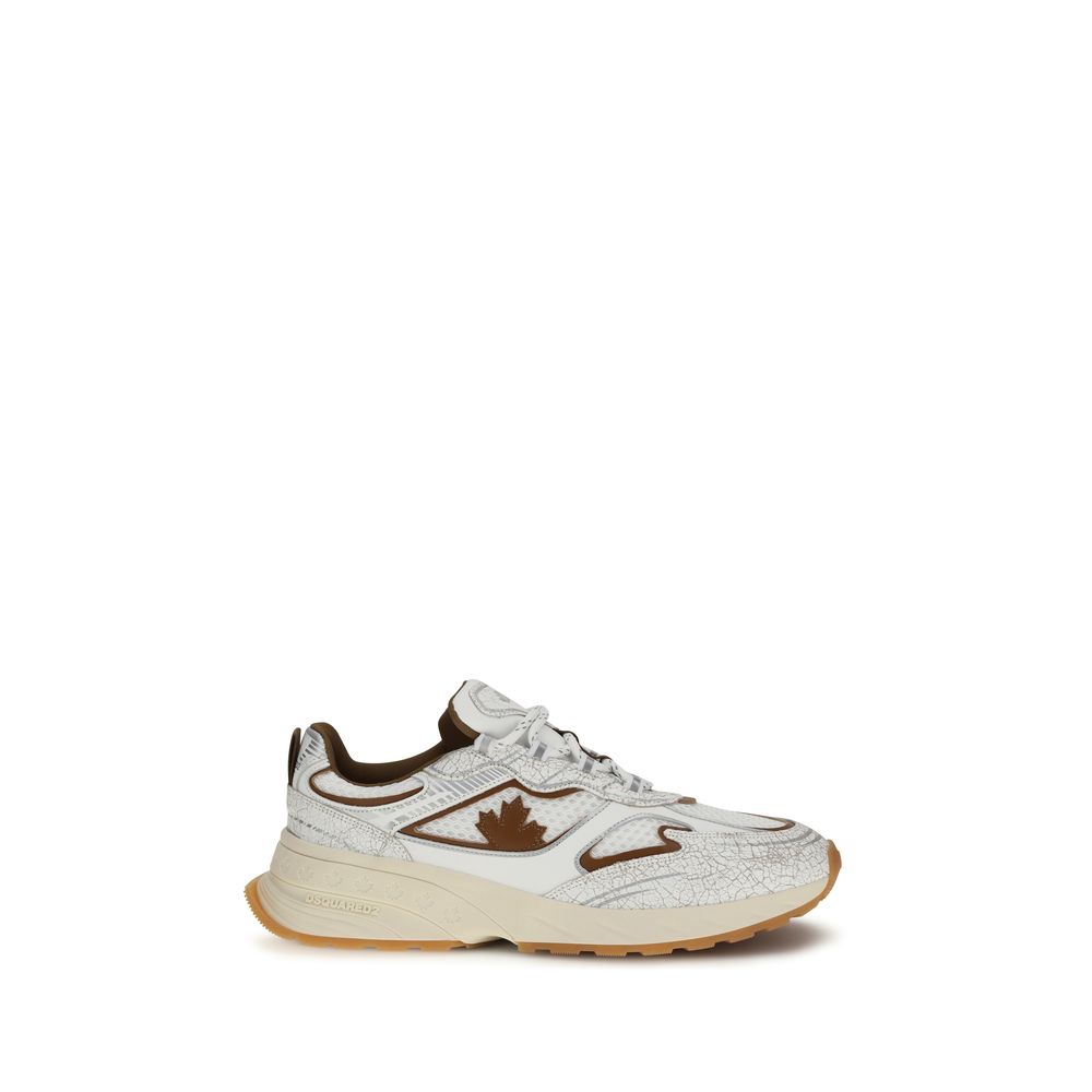Dsquared² White Athletic Sneakers for Men