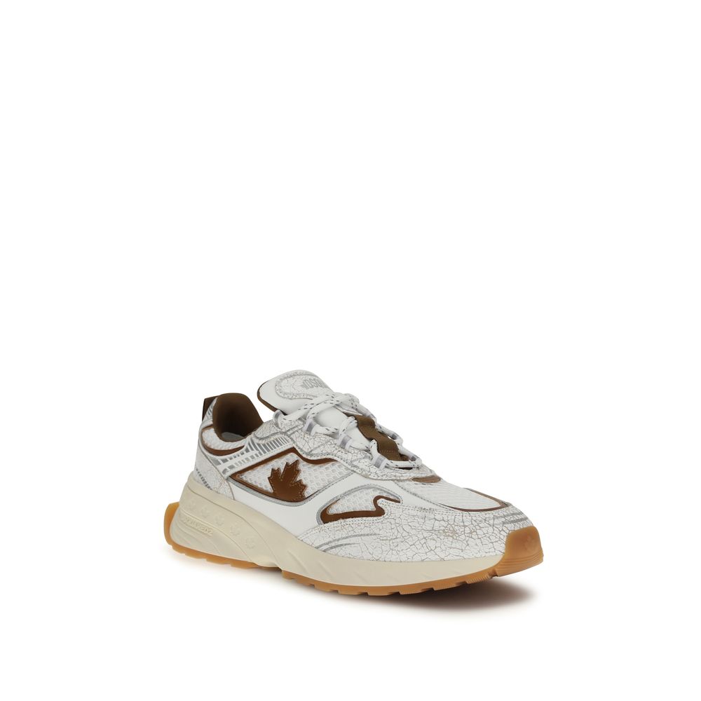 Dsquared² White Athletic Sneakers for Men alternate view