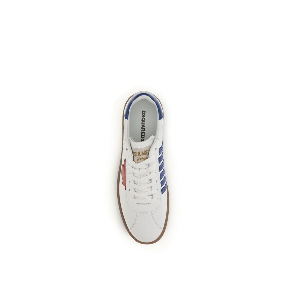 Dsquared² White Chunky Sneakers for Men side view