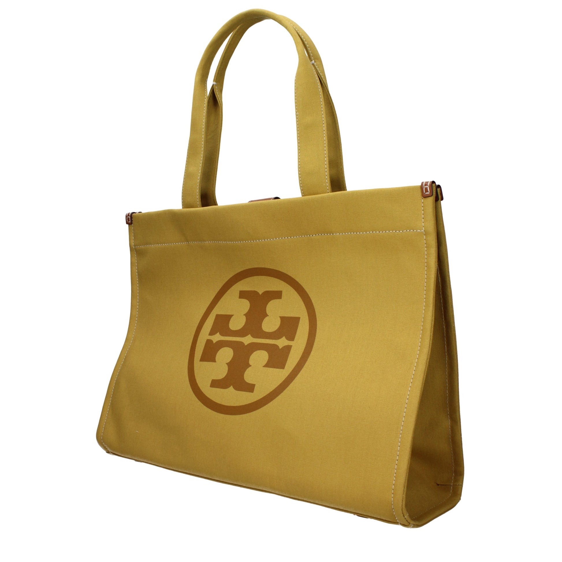 Sac à bandoulière en tissu jaune Tory Burch