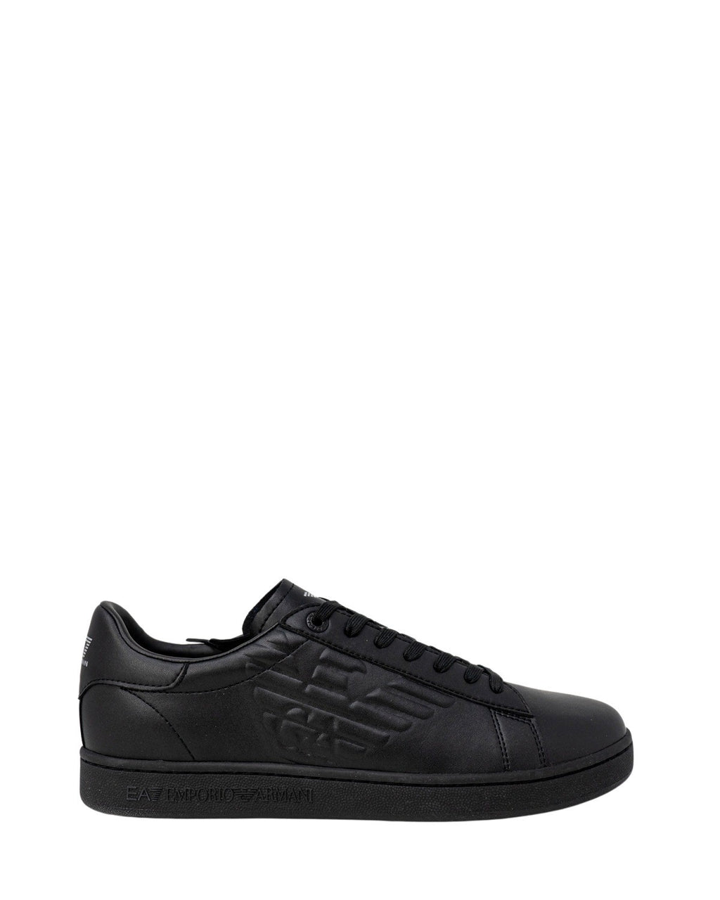 EA7 Emporio Armani Black Low Top Sneakers for Men