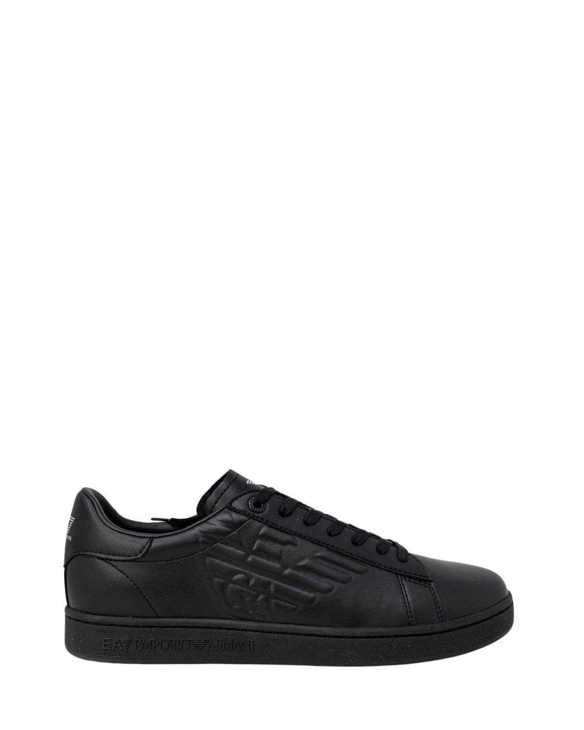 EA7 Emporio Armani Black Low Top Sneakers for Men