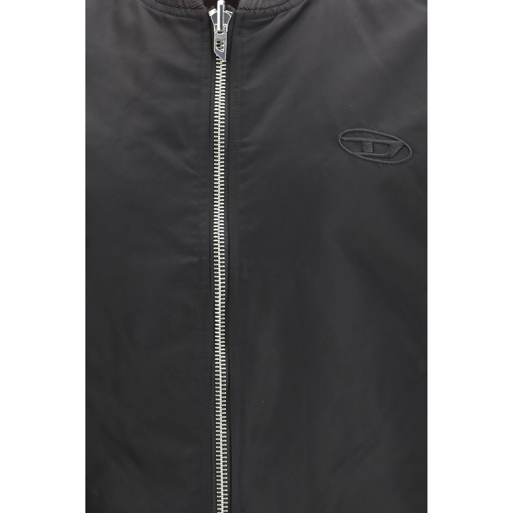 Diesel Brown Sleeveless Jacket for Men additional view