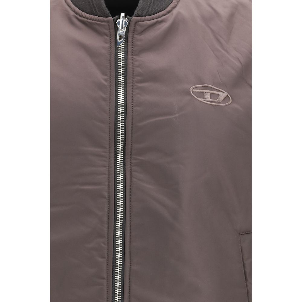 Diesel Brown Sleeveless Jacket for Men additional view