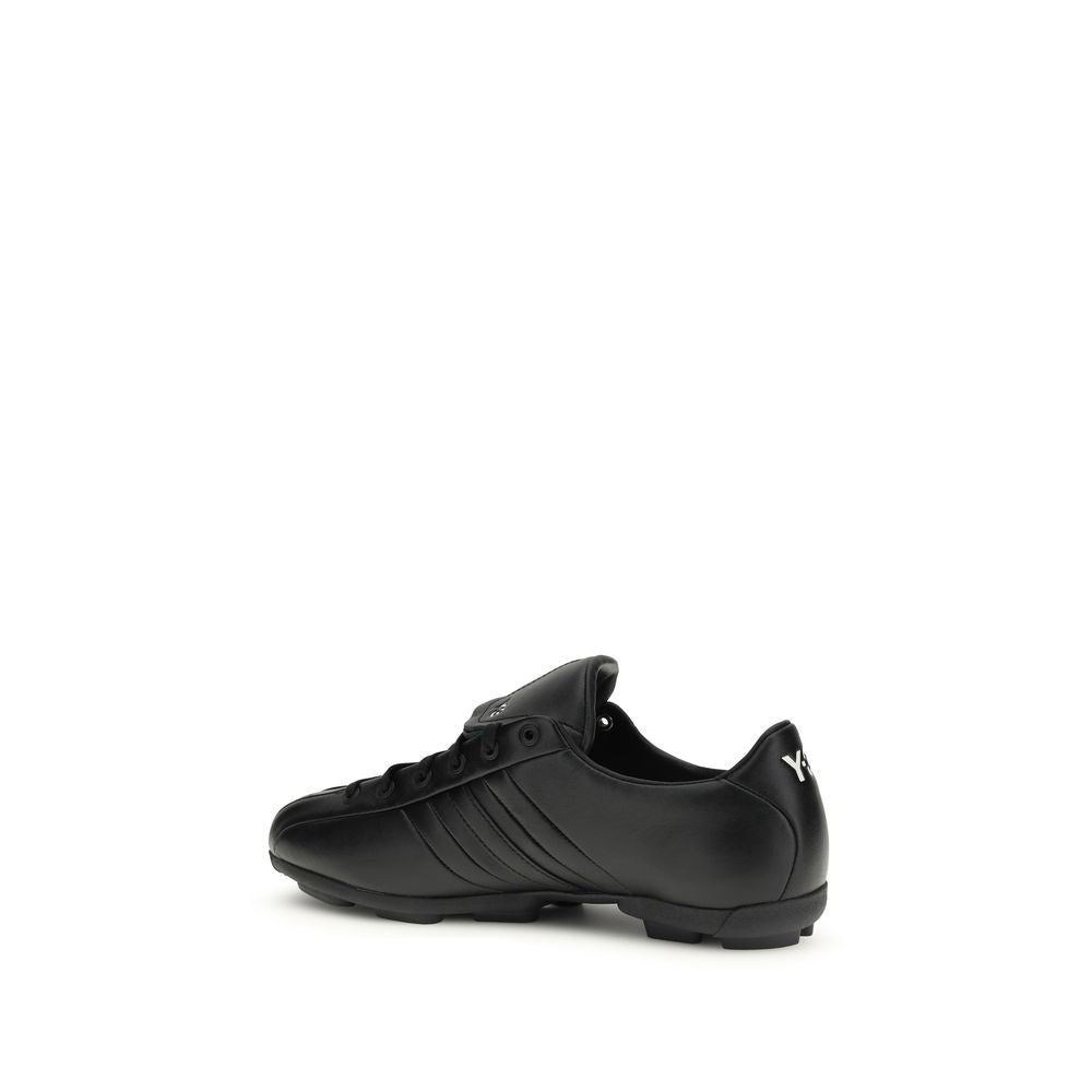 Baskets athlétiques Y-3 en cuir de veau noir Bos Taurus