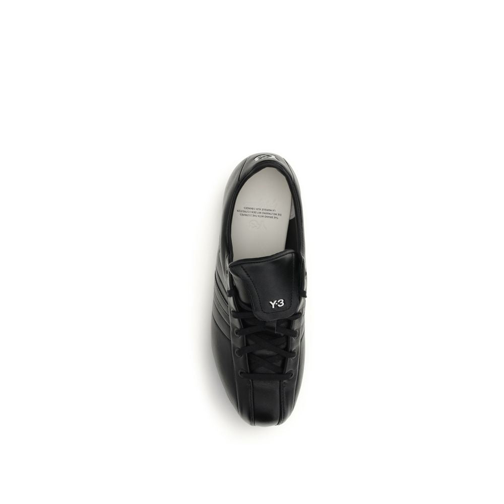 Baskets athlétiques Y-3 en cuir de veau noir Bos Taurus