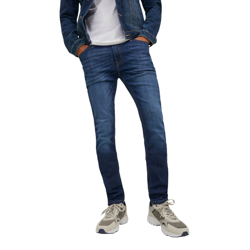 Jack Jones Blue Skinny Jeans for Men additional view