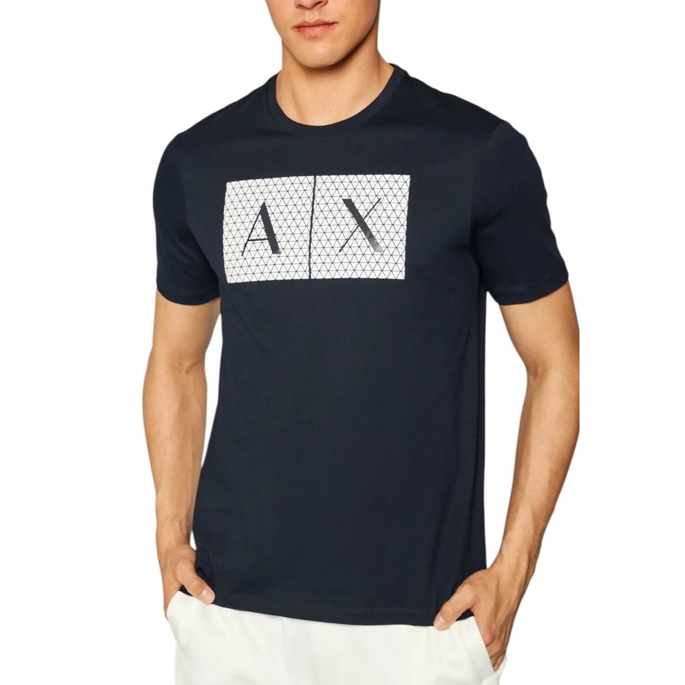 Armani Exchange Blue T-Shirt for Men alternate view