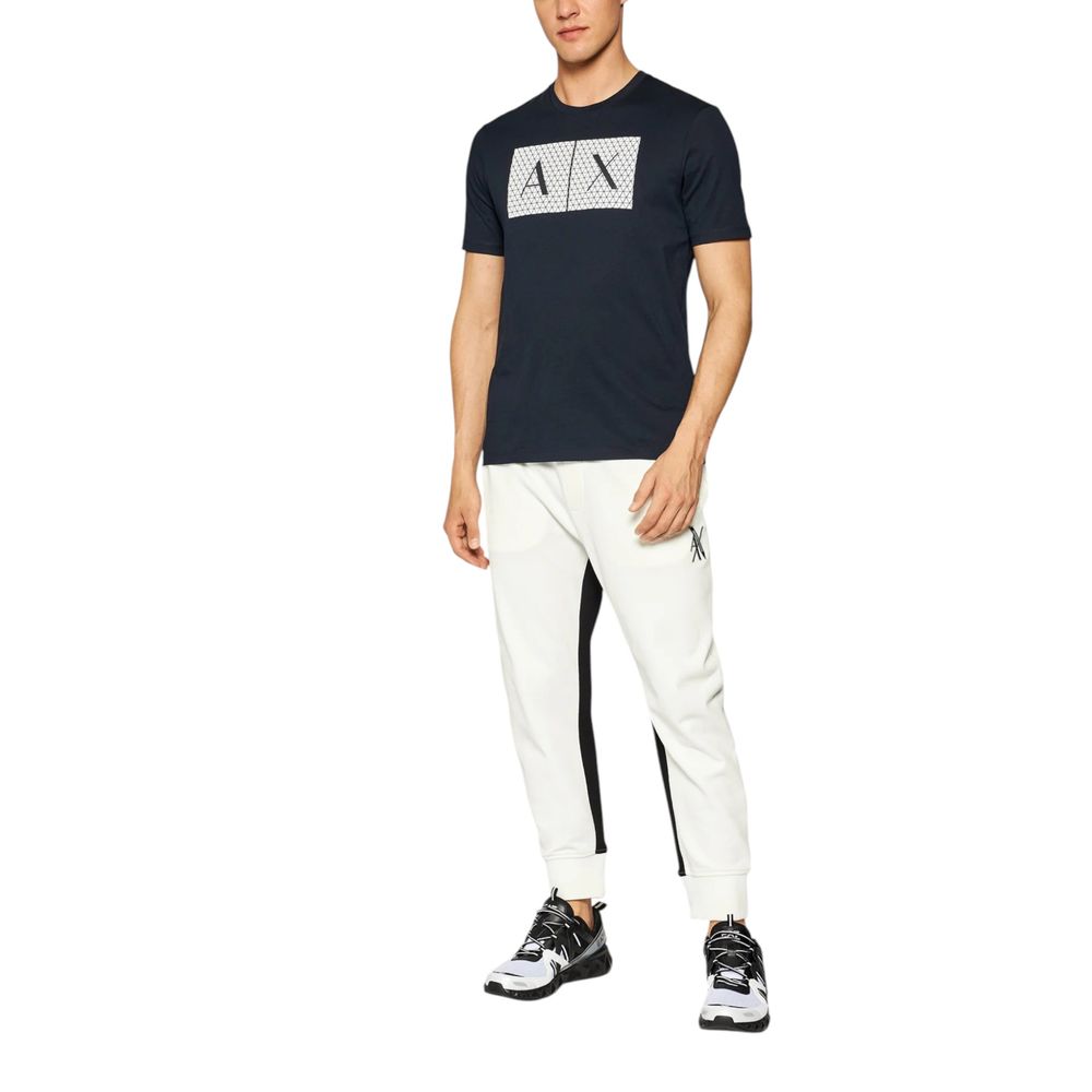 Armani Exchange Blue T-Shirt for Men detail view