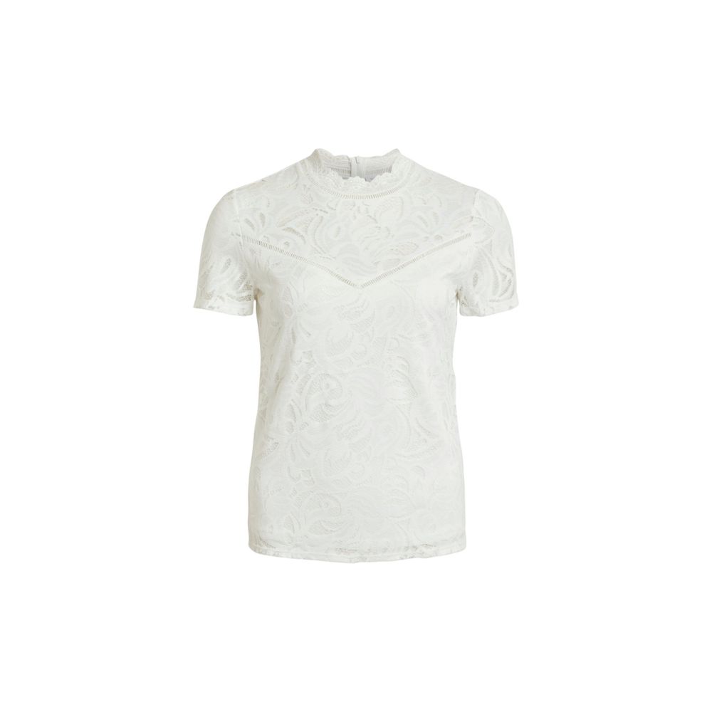 Vila Clothes White T-Shirt for Women