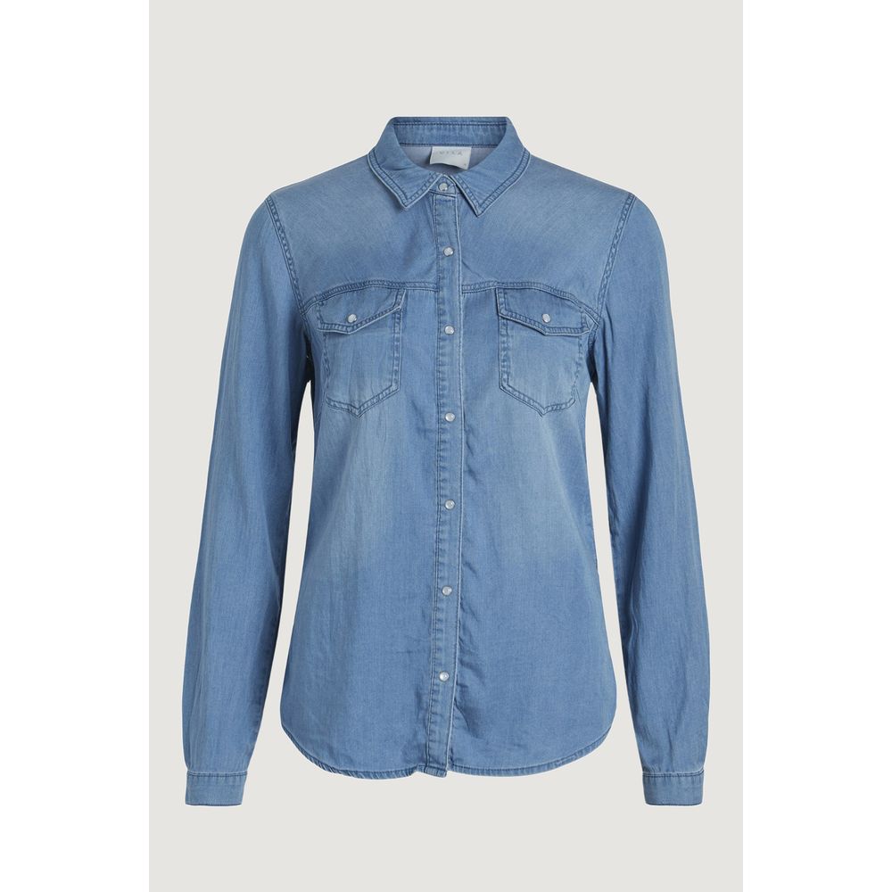 Vila Clothes Blue Blouse for Women additional view