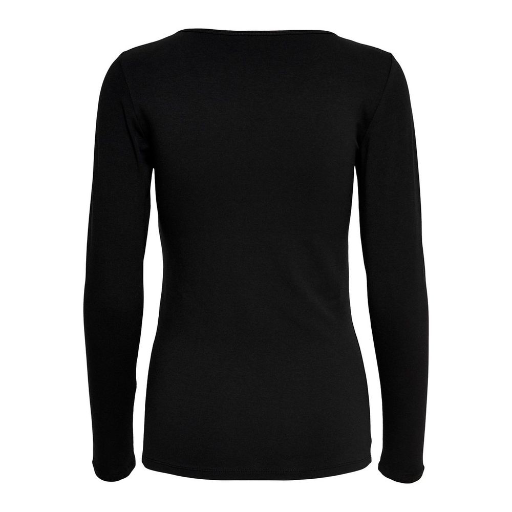 T-shirt à manches longues Only Black en coton