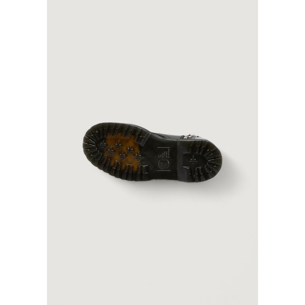 Bottes lacées en cuir noir Dr. Martens