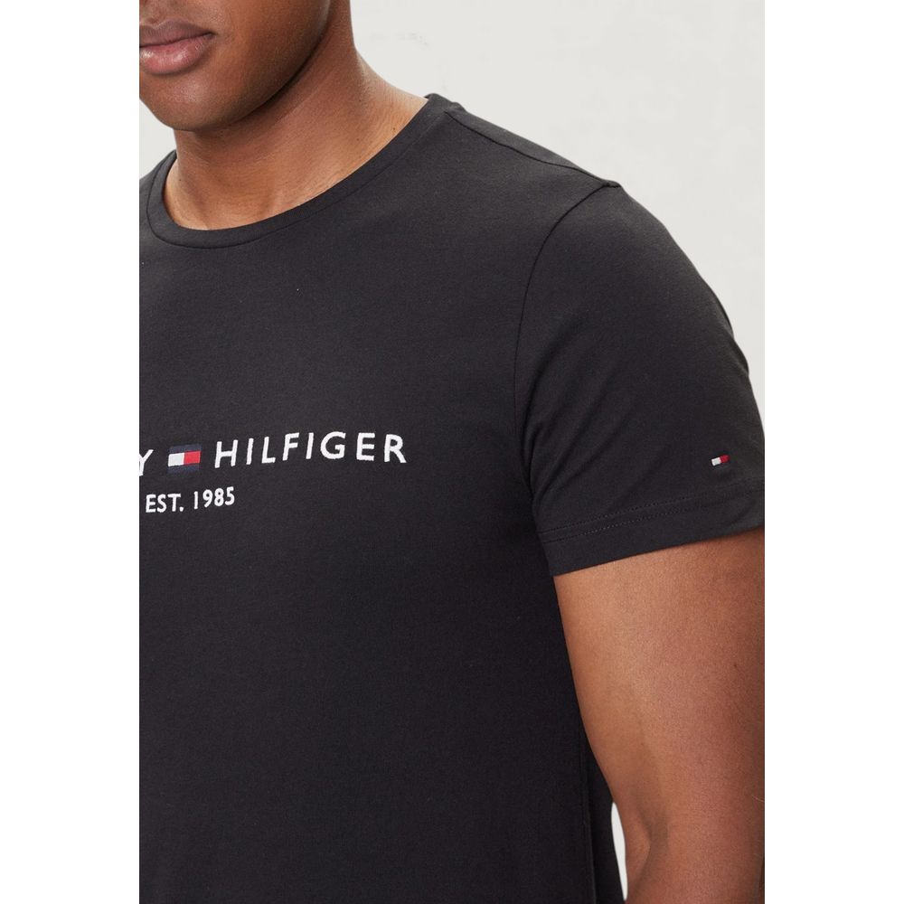Tommy Hilfiger Black T-Shirt for Men detail view