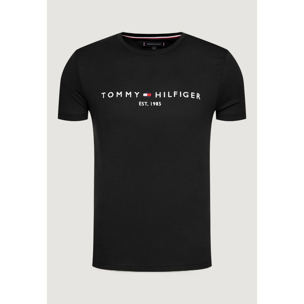 Tommy Hilfiger Black T-Shirt for Men side view