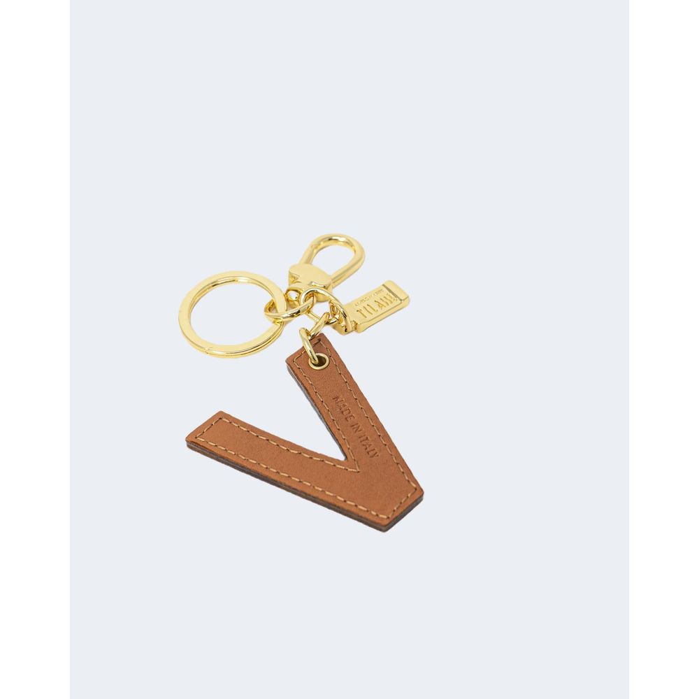 Porte-clés en cuir beige Alviero Martini Prima Classe