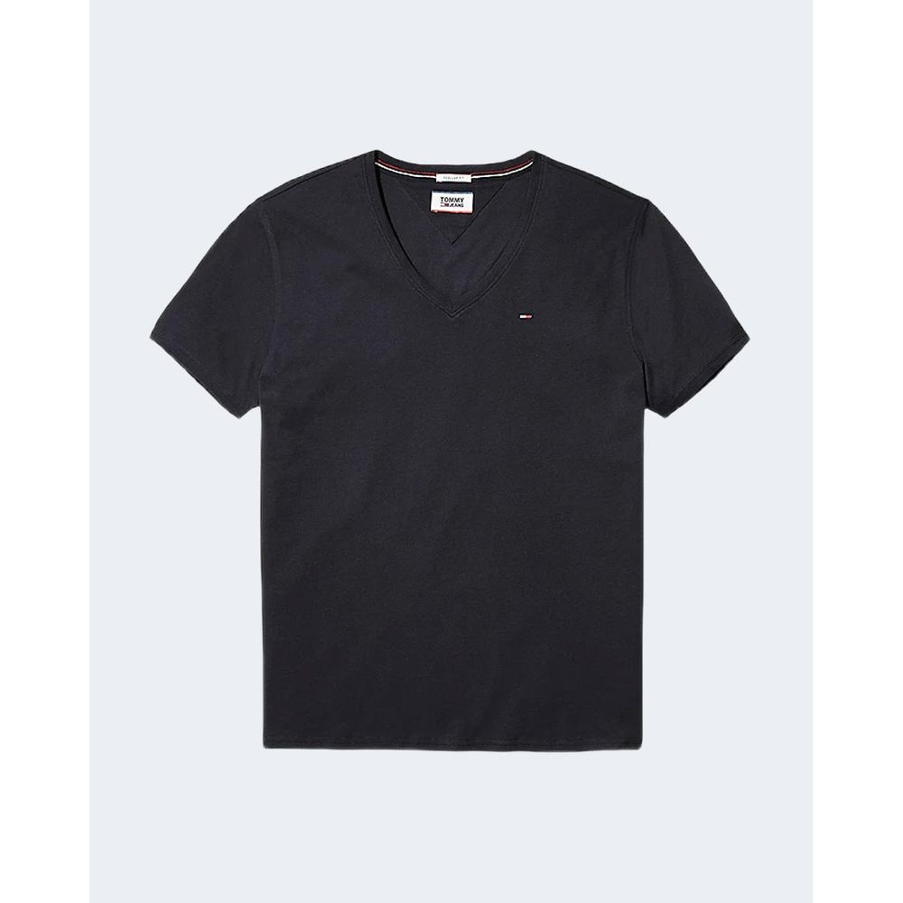 T-shirt Tommy Hilfiger Jeans en coton noir