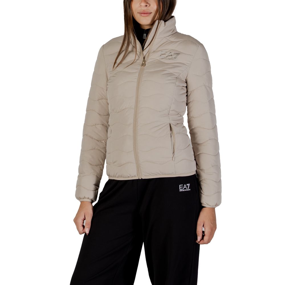 EA7 Emporio Armani Beige Bomber for Women side view