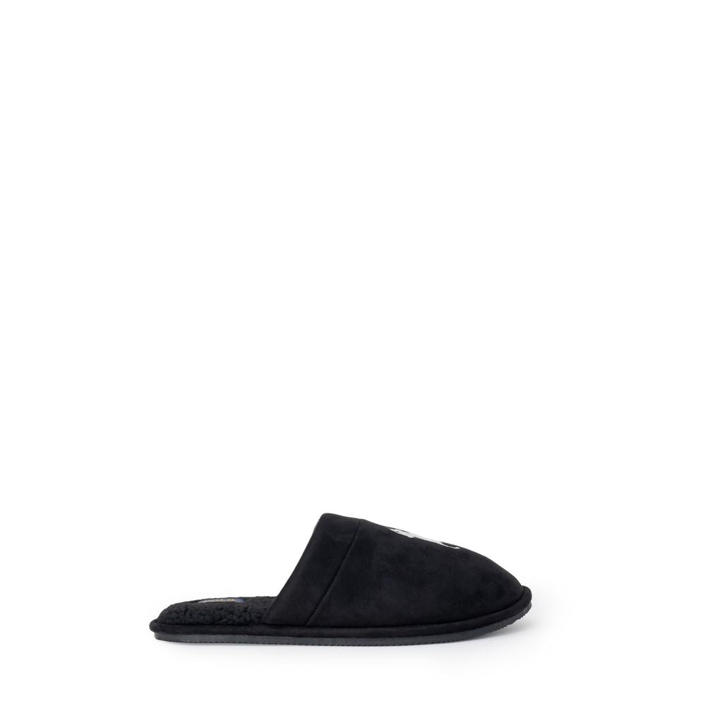 Pantoufles Ralph Lauren en polyester noir