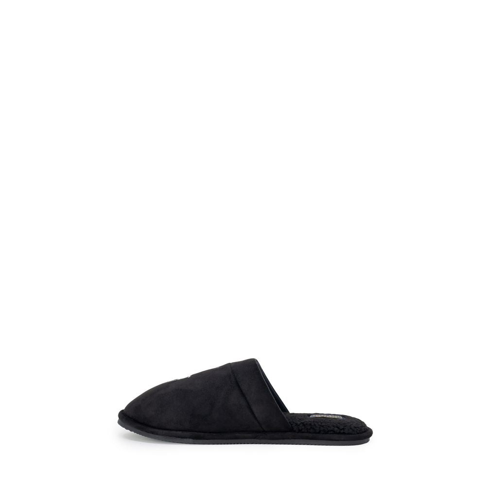 Pantoufles Ralph Lauren en polyester noir