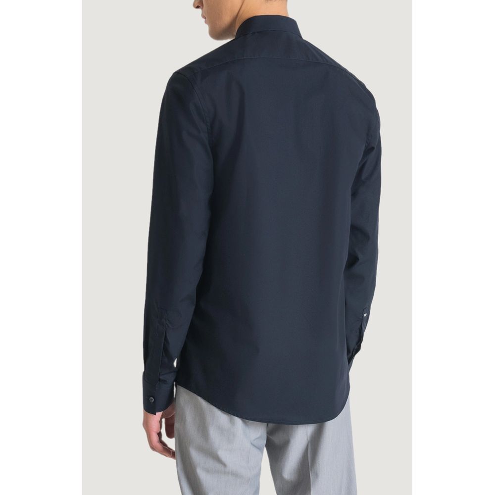 Antony Morato Blue Dress Shirt for Men side view