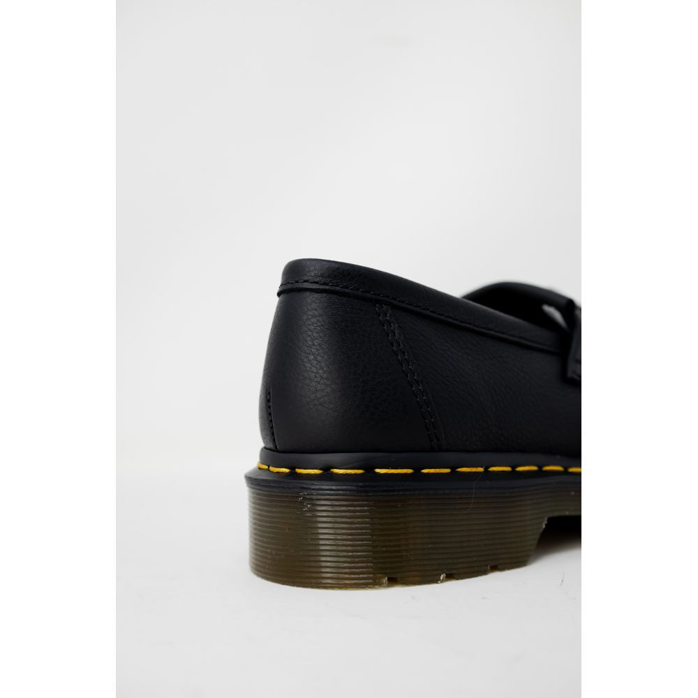 Escarpins plateforme en cuir noir Dr. Martens