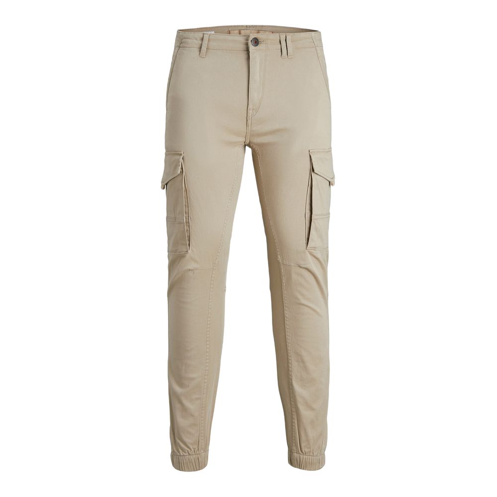 Jack Jones Beige Cargo Pants for Men