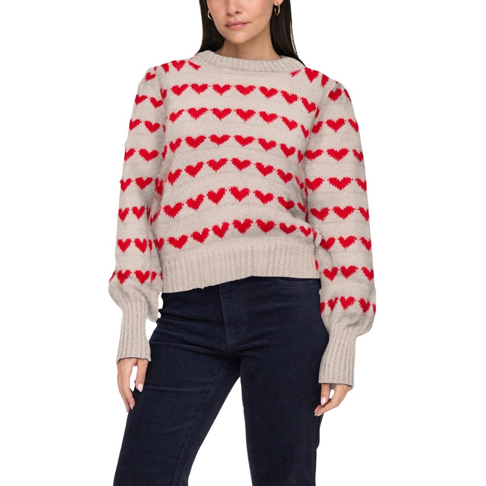 Jacqueline De Yong Beige Sweatshirt for Women