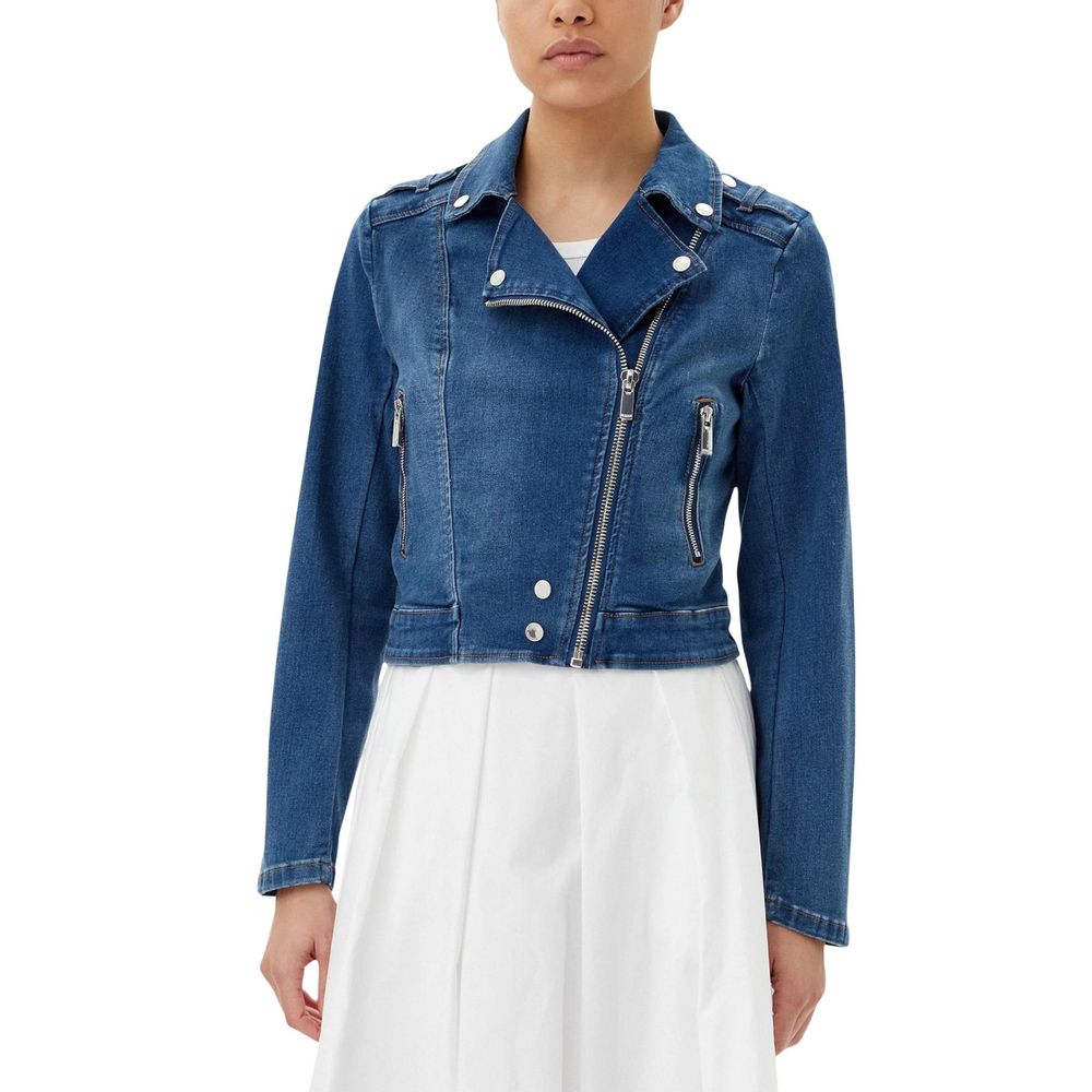 Morgan De Toi Blue Denim Jackets for Women