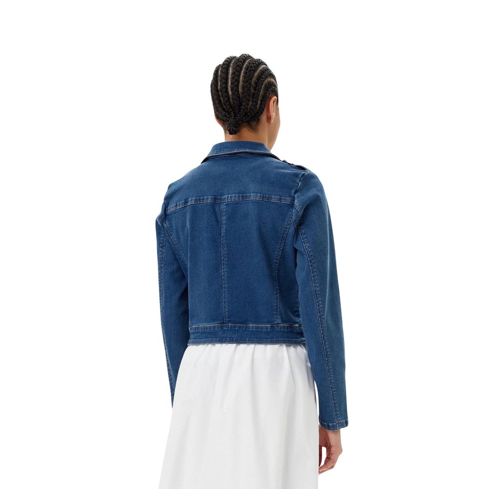 Morgan De Toi Blue Denim Jackets for Women alternate view