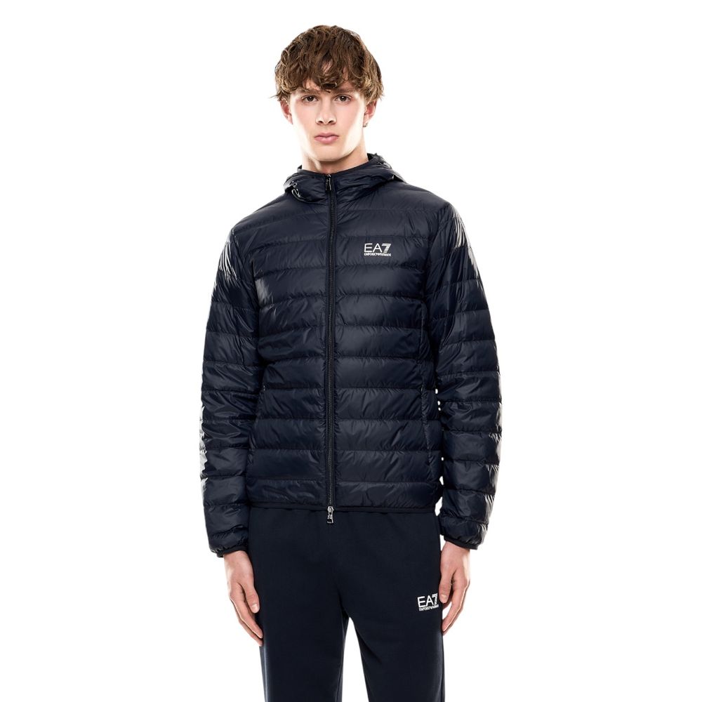 EA7 Emporio Armani Blue Shell Jacket for Men additional view