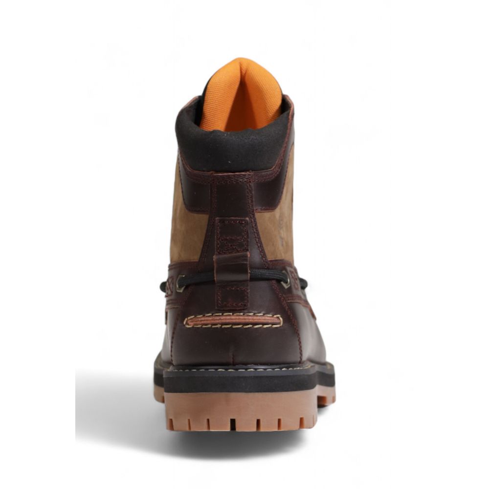 Timberland Brown Lace Up Boots for Men side view