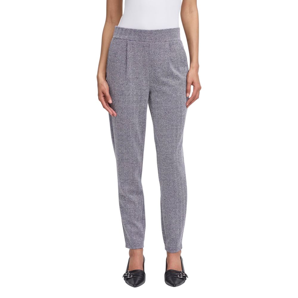 ICHI Blue Skinny Pants for Women