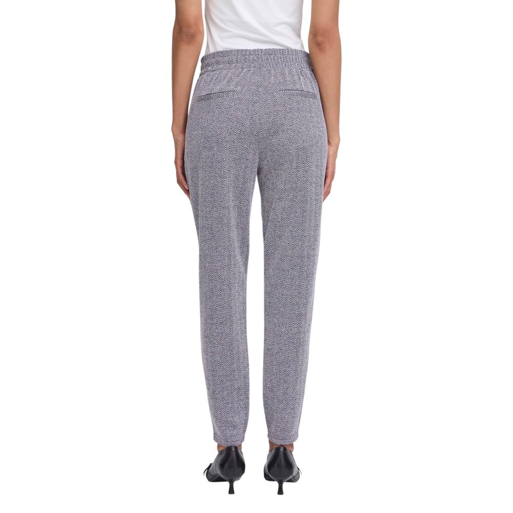ICHI Blue Skinny Pants for Women alternate view