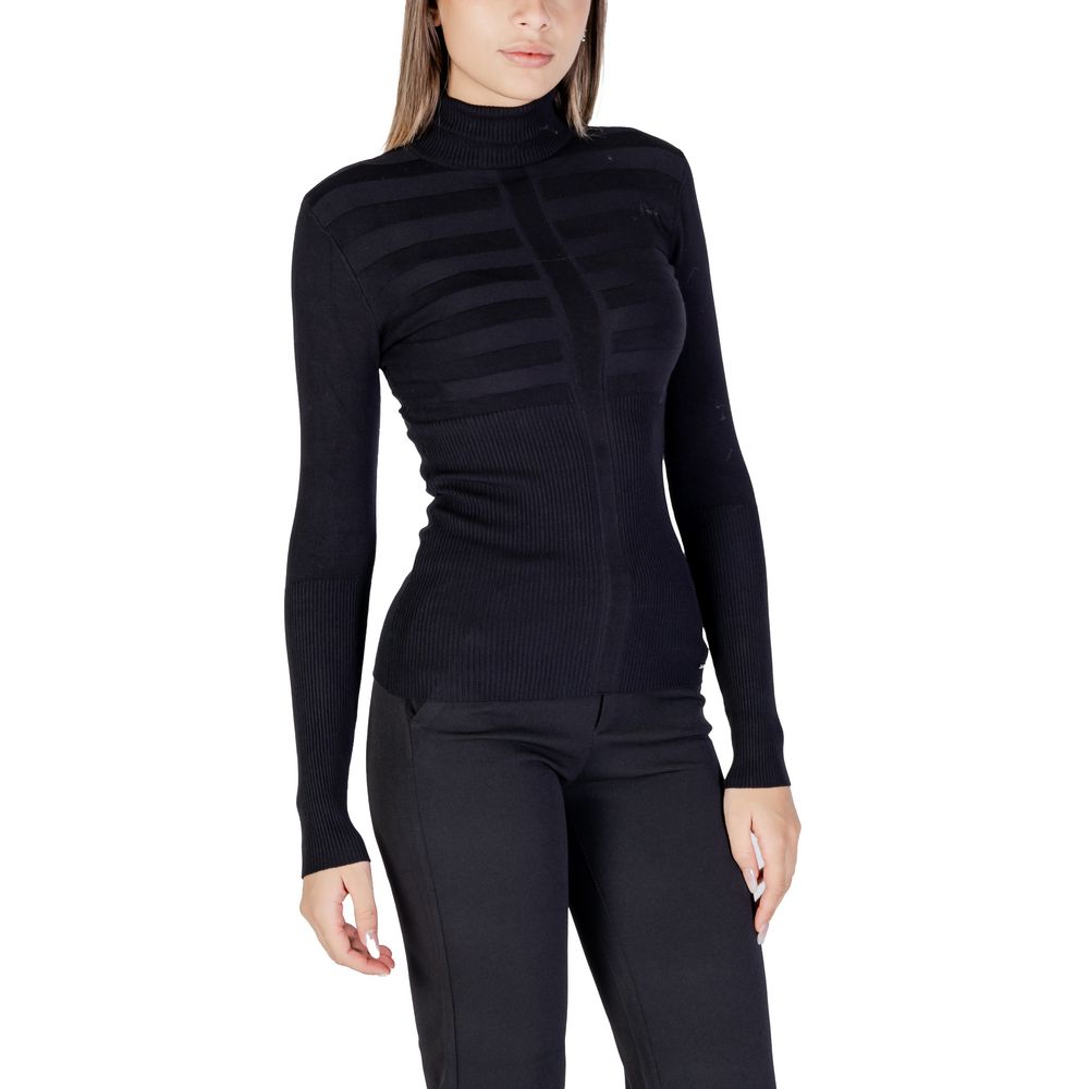 Morgan De Toi Black Turtleneck for Women detail view
