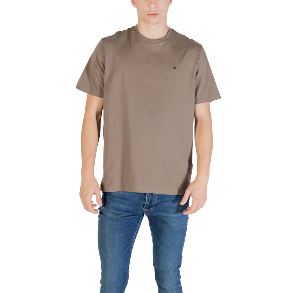 Calvin Klein Jeans Brown T-Shirt for Men