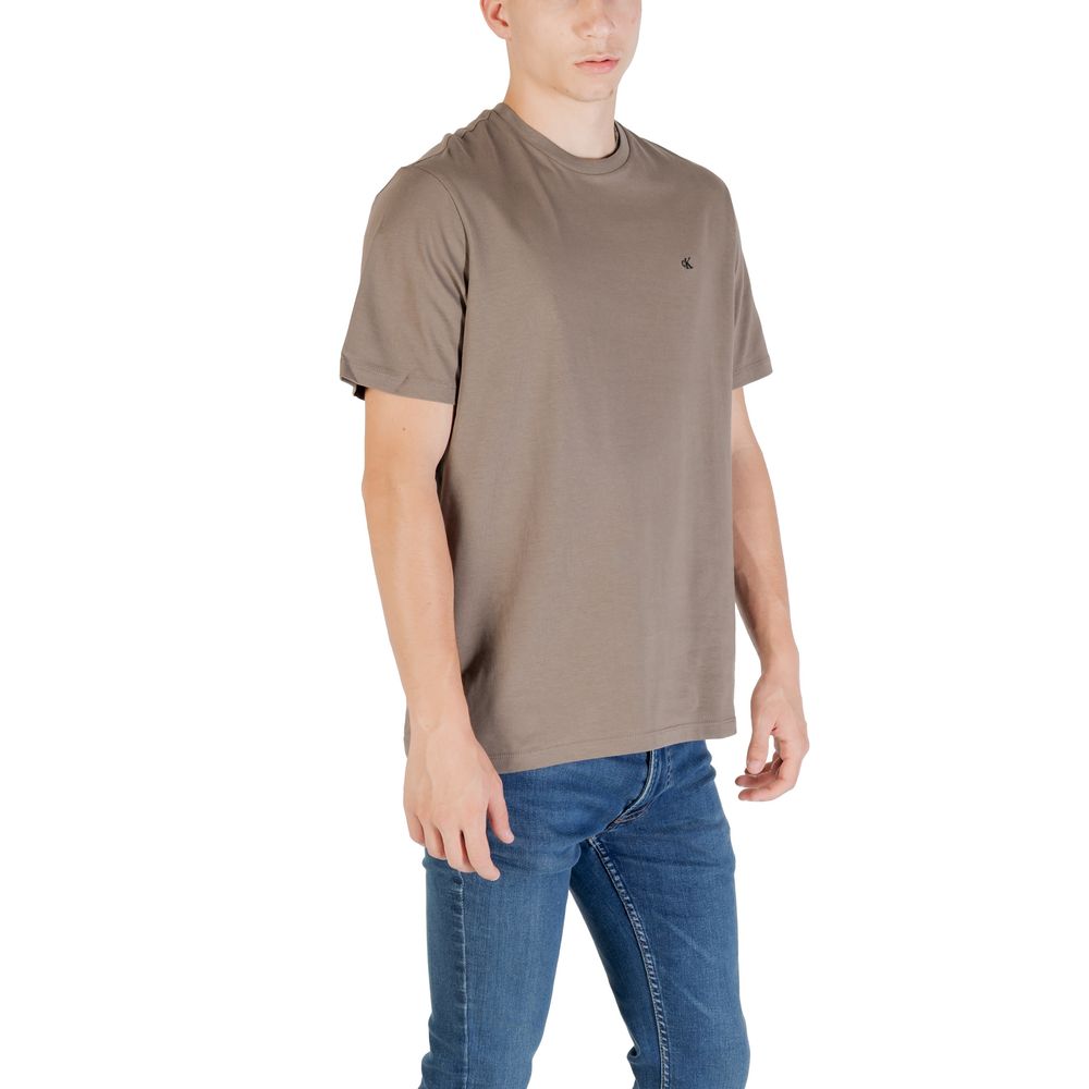 Calvin Klein Jeans Brown T-Shirt for Men detail view