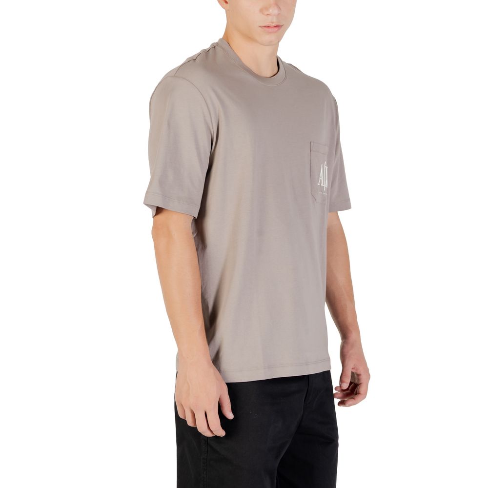 Armani Exchange Brown T-Shirts for Men side view