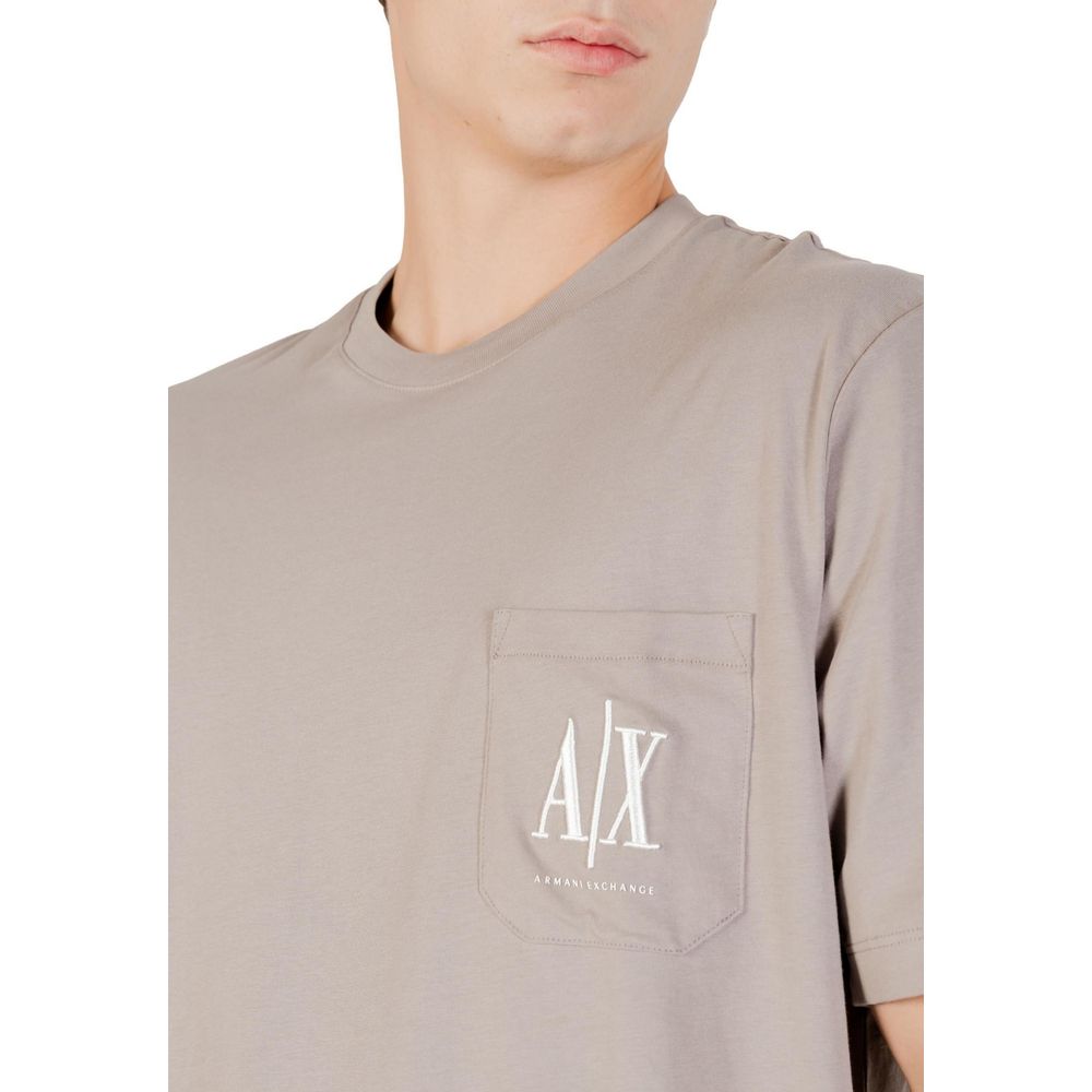 Armani Exchange Brown T-Shirts for Men additional view