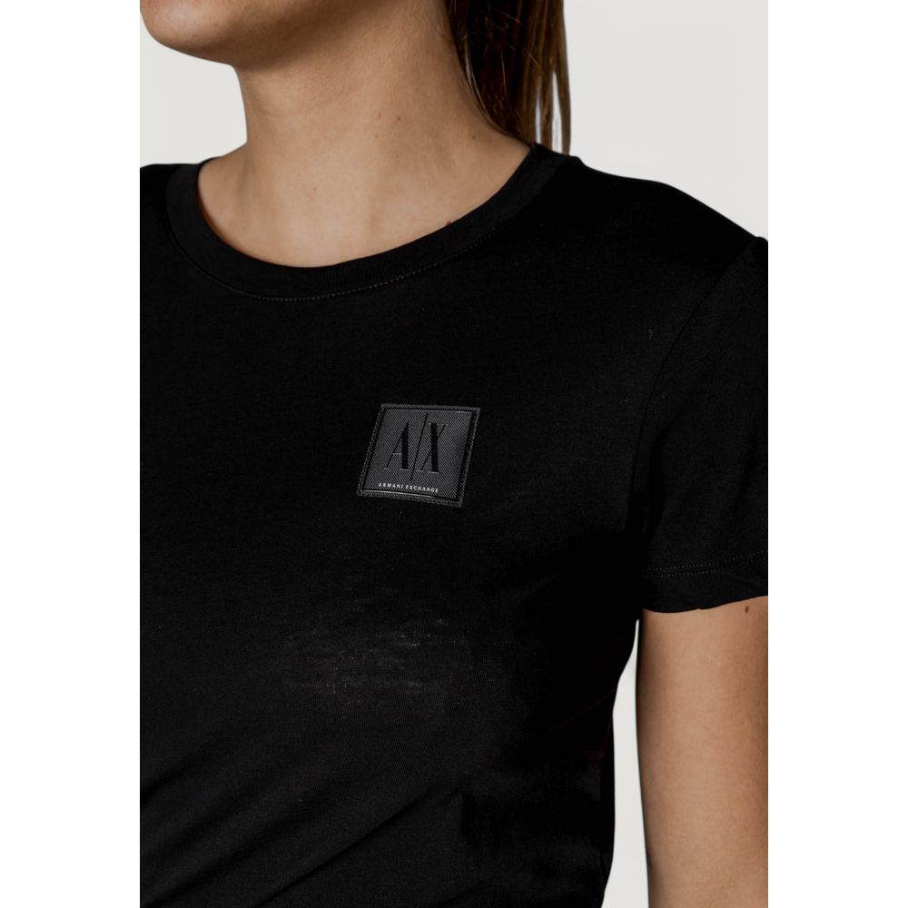 Armani Exchange Black T-Shirt for Women additional view