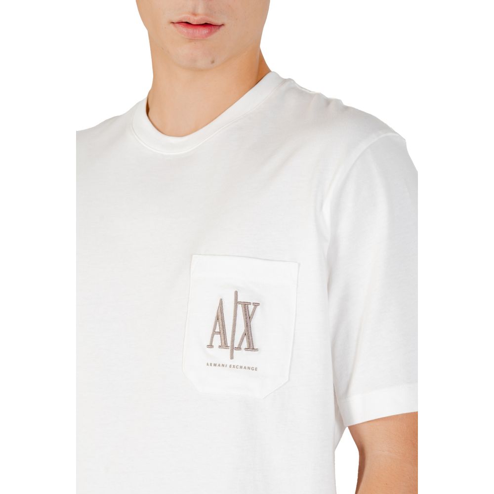 Armani Exchange Cream T-Shirt additional view