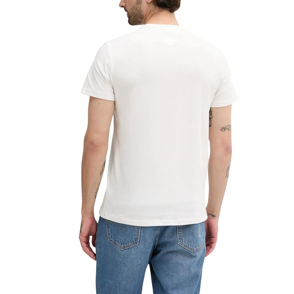 Tommy Hilfiger Jeans White T-Shirt for Men side view