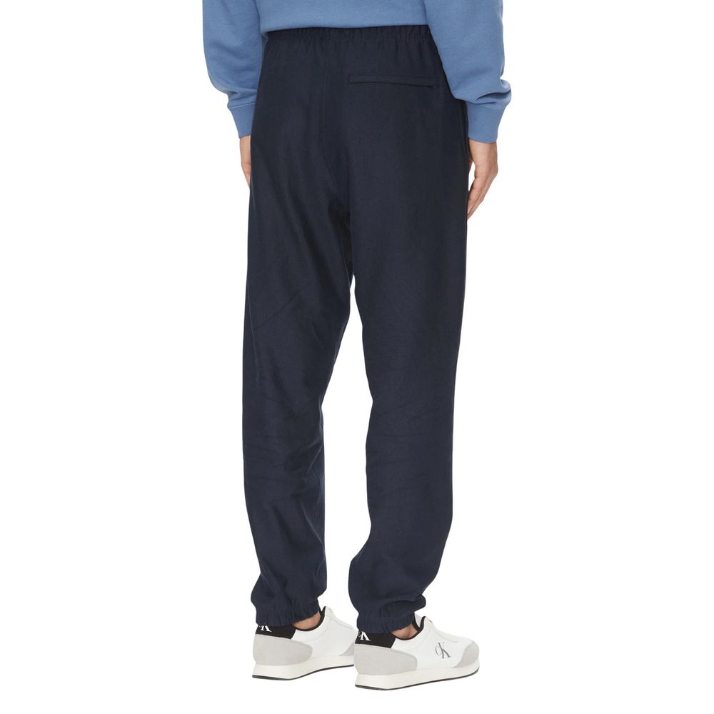 Pantalon de jogging en coton bleu Calvin Klein Jeans (pantalon de sport)